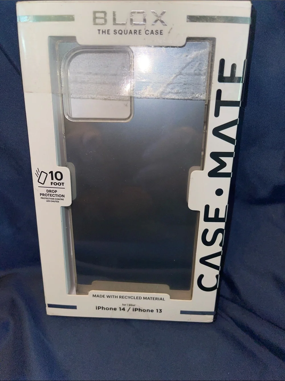 case-mate BLOX Square Silver iPhone 14 / 13 Case